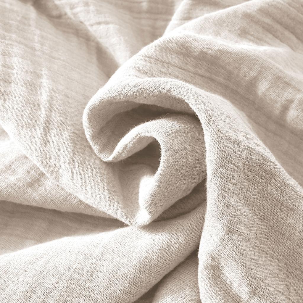 Duvet Cover 200x200 Cm In Natural Cotton Gauze