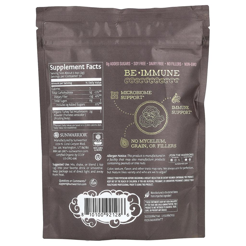 Be Well, Organic Cloud Mushroom Powder, 100G(3.5Oz)