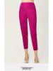 Women's Summer High Waist Vertical Stripe Pleated Cigarette Pants - Slimming Tapered Cropped Design
