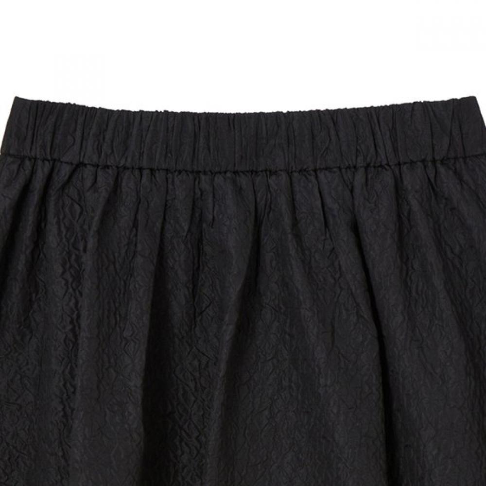 Lap Back Elastic Pleated Skirt Ar2ws472
