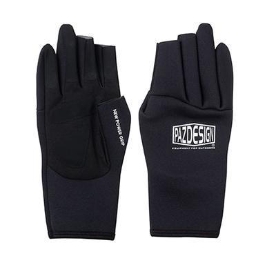 Paz Design Chloroprene 3 Fingerless Gloves II 3L PGV-042 Black/White
