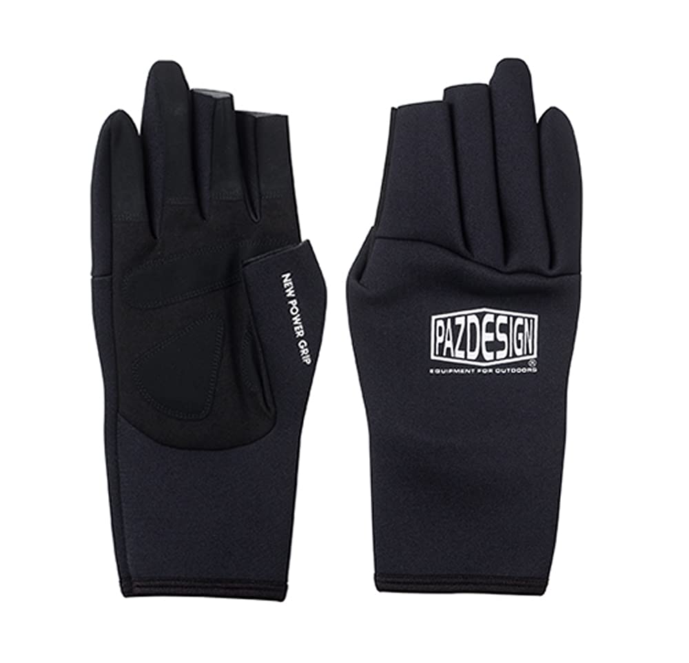 

Paz Design Chloroprene 3 Fingerless Gloves II 3L PGV-042 Black/White