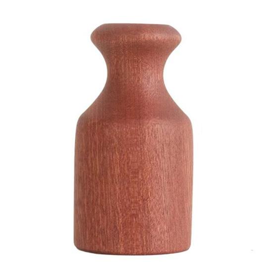 Mini Vaso de Madeira para Flores Secas Feito à Mão Vaso de Flor de Madeira Natural Pequeno Vaso Decorativo para Mesa Estante Decoração de Casa