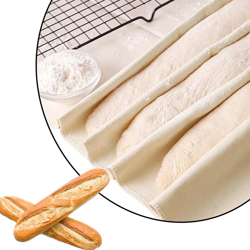 Leinen Teig Gärstoff Teig Bäcker Pfannen Teig Couche Gebäck Gärstoff Tuch Backen Französisches Brot Bäcker Werkzeug Küchenwerkzeuge