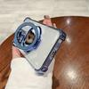 Luxury Plating Mirror Holder Case For Infinix Hot 30i 40 10S 9 30 Play Note 30 40 Pro Smart 9 8 7 Soft Clear Electroplated Cover