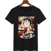 ONE PIECE Short Sleeve T-Shirt Men's Luffy Essolon Half Sleeve Clothes Men's and Women's Summer Bottom Shirt