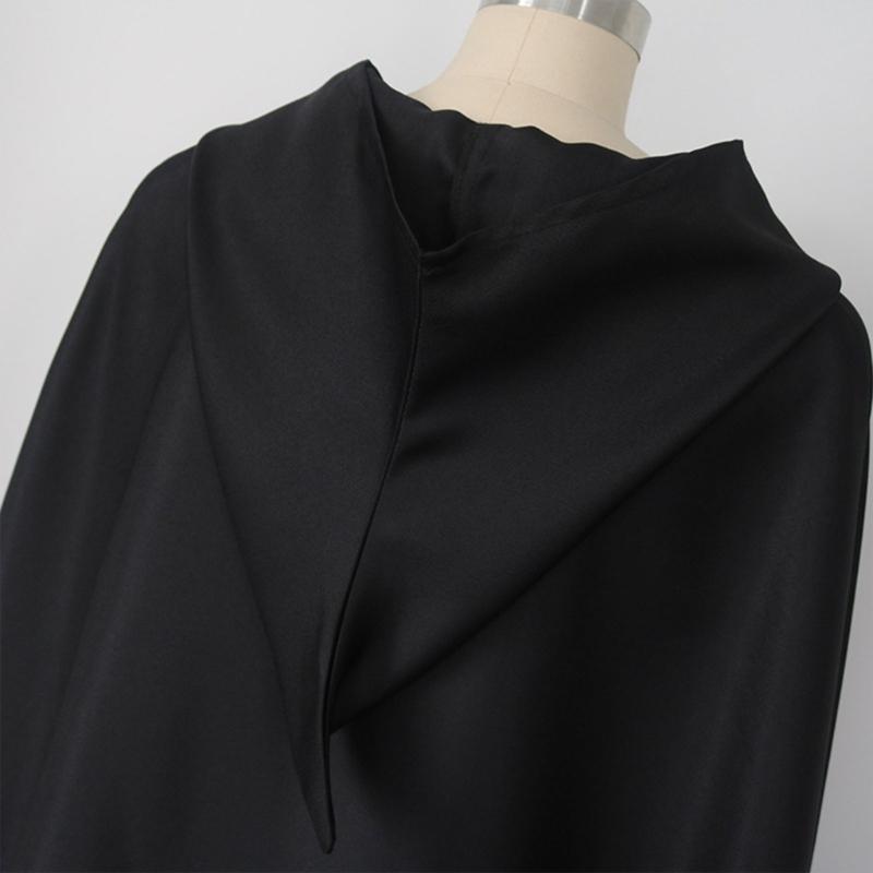 Medieval Cosplay Cloak Hospitaller Hooded Cape Medieval Cosplay  Cloak Costume White/Black Cape Halloween Cloak Costume