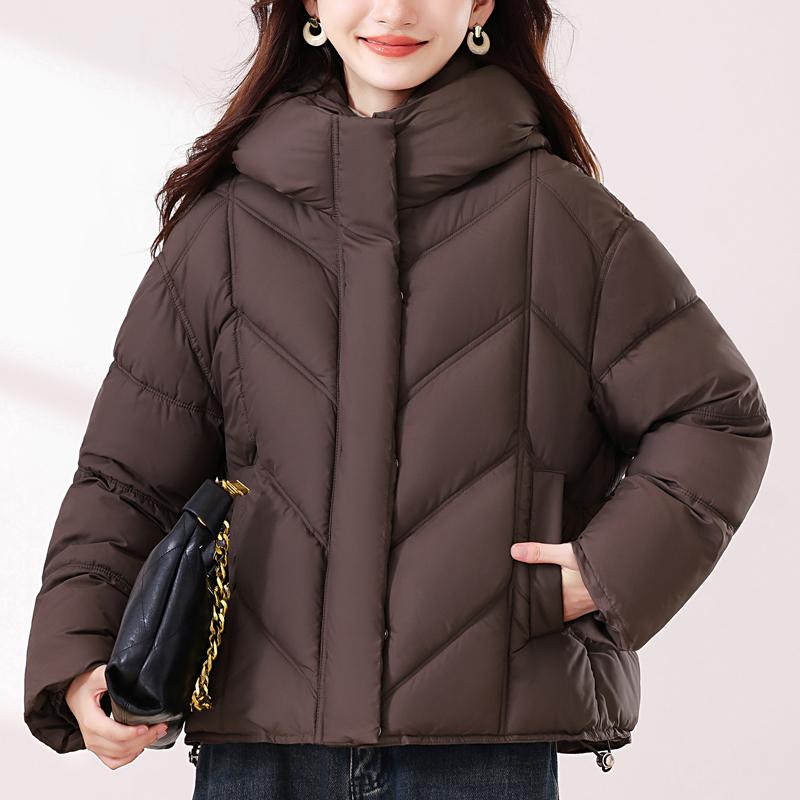 Fashion Winter Jackets Woman Short Parkas Hooded Plus Size Loose Thick Warm Outerwears Women's Coats