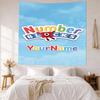 Numberblocks Custom Your Name Wall Decor Tapestry Art For Pet Memorial Birthdaywedding Party Backdrop Family Gift