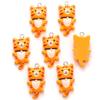 Cartoon Cat Earring  Pendant Engaging Resin Cat Fun and Challenging Project DIY Resin Cat Craft Set for Animal Lovers