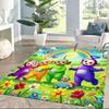 Teletubbies Rainbow Flag Square Rugs Are a Great Choice for Living Rooms, Bedrooms, Home Décor, and As Gifts.