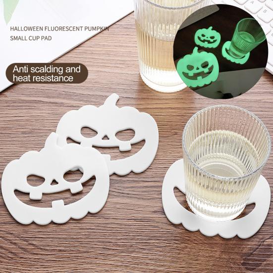 

Подставка для тыквы на Хэллоуин, прочная термостойкая жуткая флуоресцентная подставка для столовых приборов для украшения дома и вечеринки