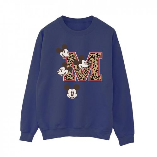 Disney Women's / Mickey Mouse Faces Sweatshirt Extra Large