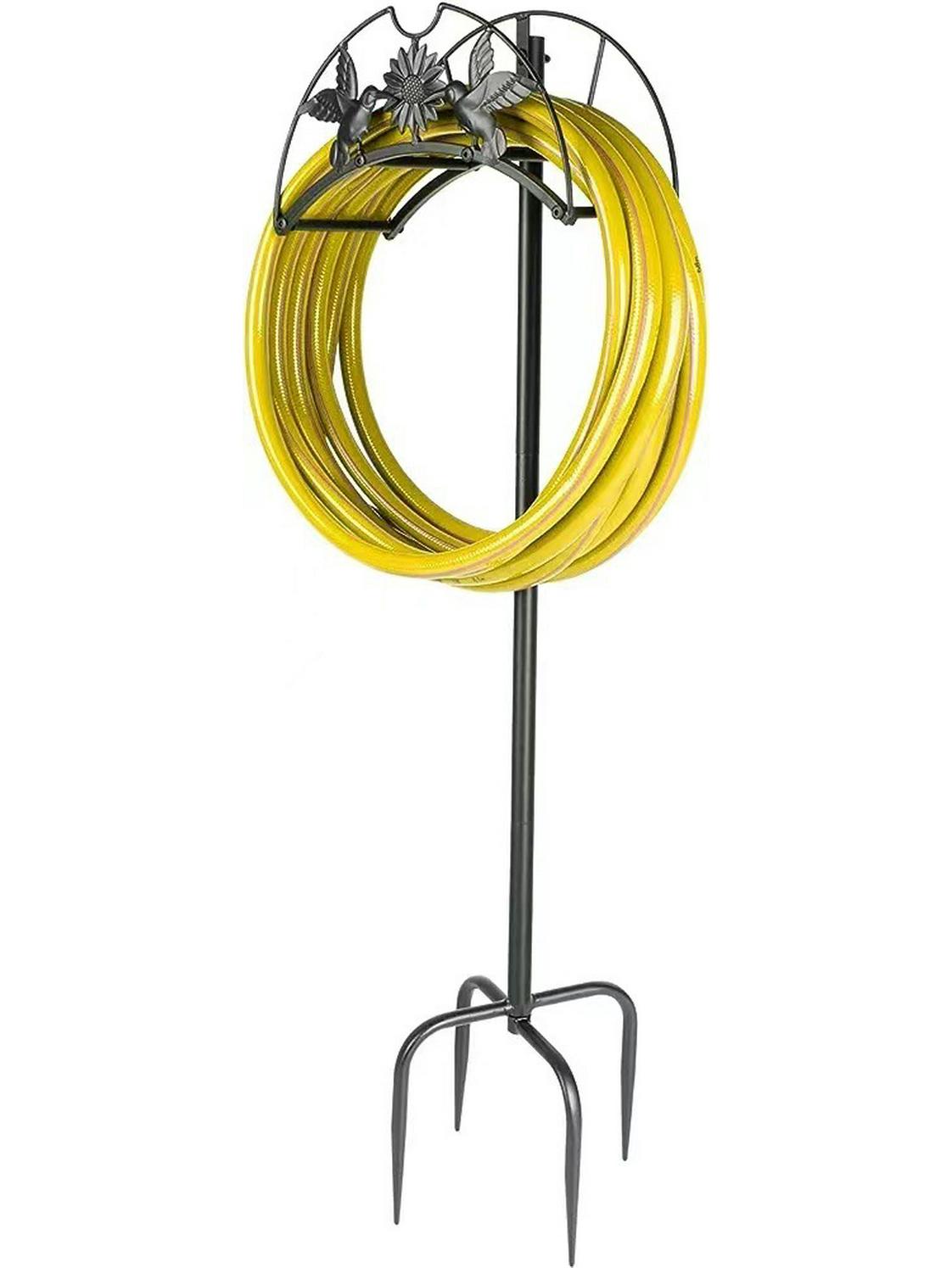 

Съемная металлическая подставка для катушки садового шланга и стеллаж для хранения