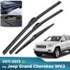 For Jeep Grand Cherokee WK2 2011-2013 2012 Wiper Front & Rear Wiper Blades Windshield Windscreen Window Brushes 22"+21"+12