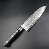 Sensuke Santoku VG10 Damascus Black Plywood Stainless 10289 Knife, 33-Layer, 165mm, Handle, Steel,