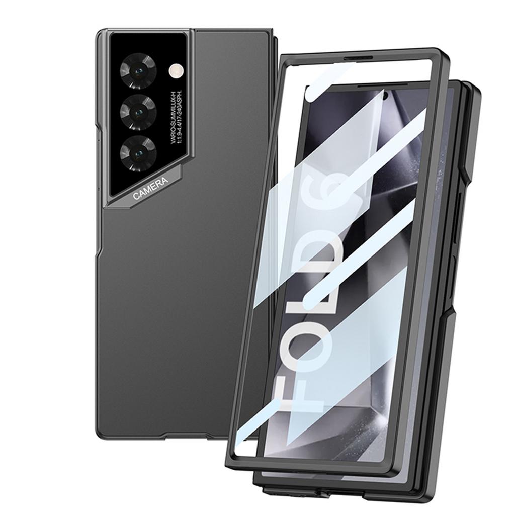 Samsung Zfold7 Mobile Phone Case Frosted Hard Shell Simple Wind Shell Film Integrated PC Raptor Hard Shell