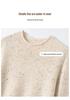 100% Cashmere Women's Round Neck Knit Sweater