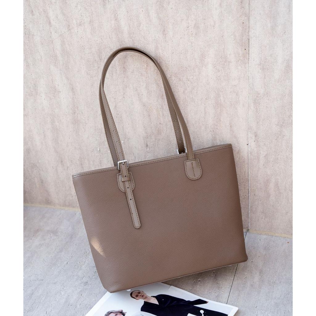 Damen Schultertasche aus Rindsleder, Messenger-Damen mit großem Fassungsvermögen, modische und schlichte vielseitige Einkaufstasche