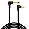 Audio Cable 6.35mm 1/4" Mono 3.5mm 1/8'' TS Mono Jack Plug Aux Adapter 6FT