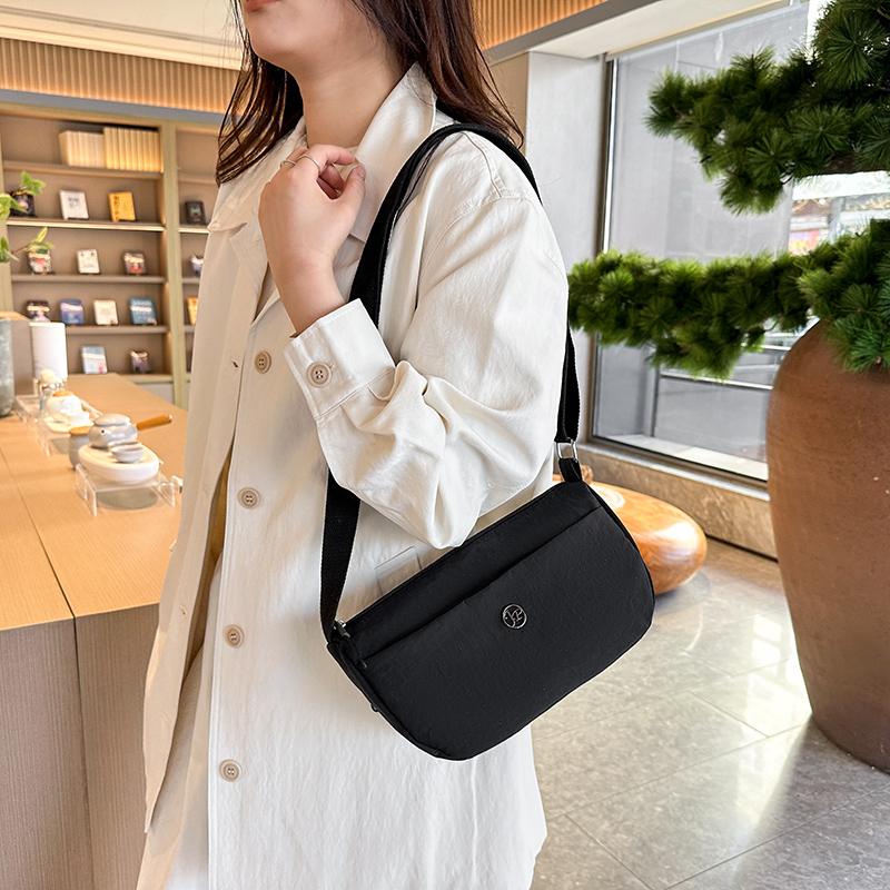 Crossbody Bag for Women Large Capacity Waterproof Nylon Multi Pocket Adjustable Wide Strap Travel Shoulder Satchel Daily Purse