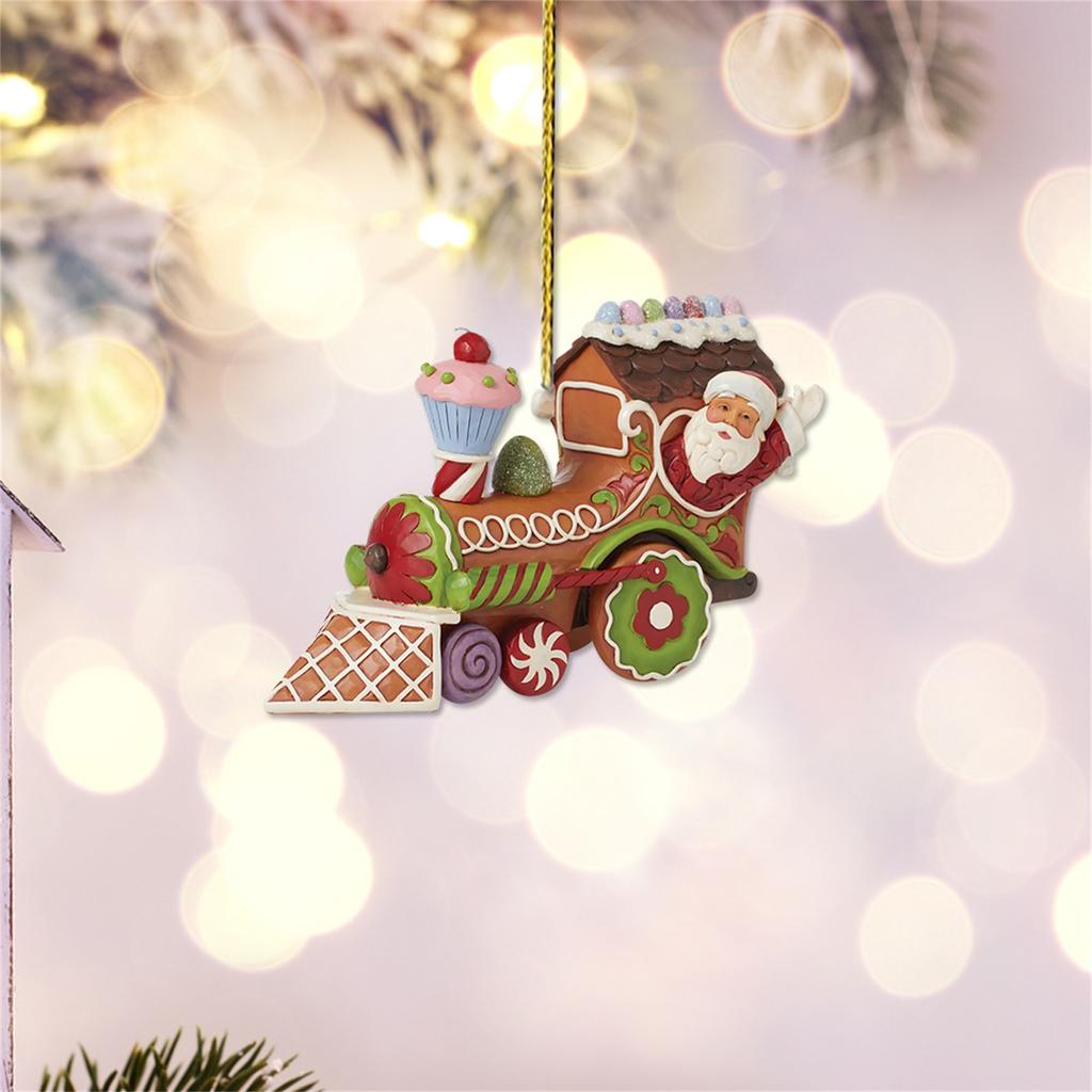 2D Christmas Decorations, Festive Car Ornaments, Acrylic Pendants, Car Interior Accessories, Backpack Pendants