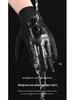 Men's Winter Touchscreen Cycling Gloves: Fleece-Lined, Water-Repellent, Non-Slip, Flip-Top and Full-Finger Design.