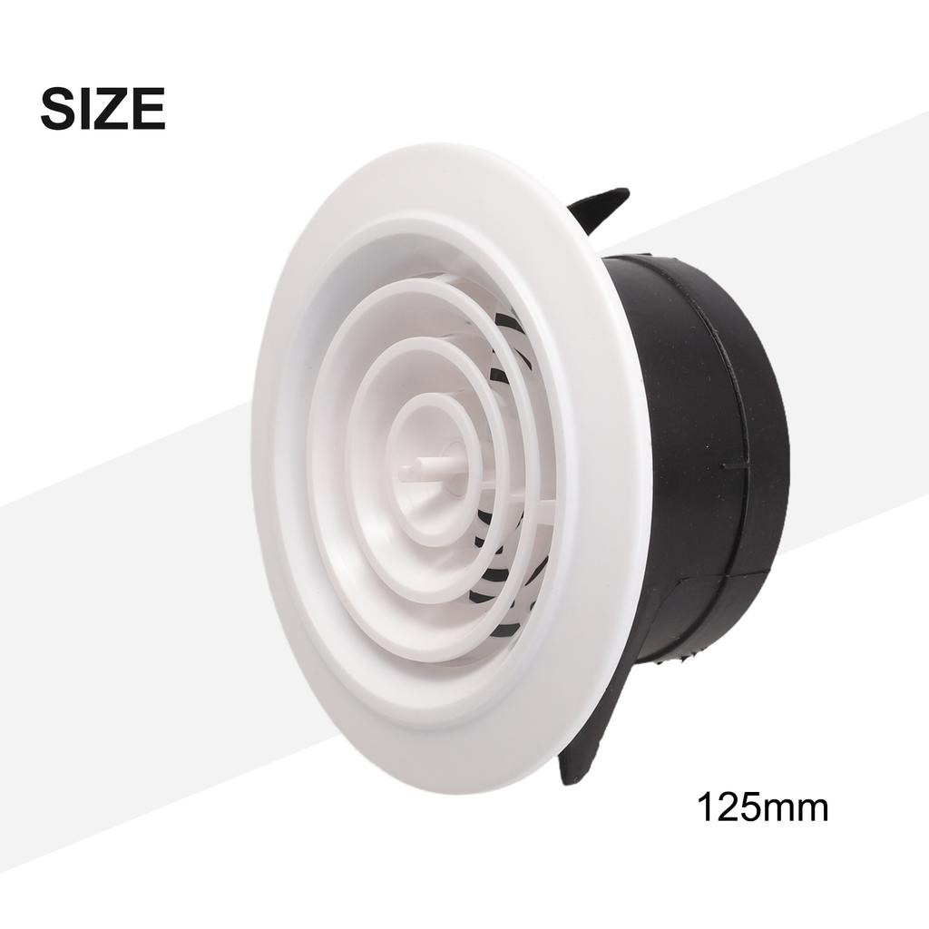 Wall Mounted ABS Vent Cover with Adjustable Ventilation Grille for Effective Air Control in Bathrooms and Kitchen Areas