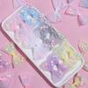 10pcs/lot 3x4cm Candy Color Organza Bows Mesh Lace Bow With Foam Ball For Girls DIY Clothing Headwear Decorative Accessories