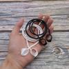 Create idea 2pcs Wireless Earphone Silicone Anti-Lost Strap Compatible with Galaxy Buds/Buds Plus Headphone Straps Earphone Anti-Lost Strap Hanging