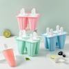 Silicone Ice Cube Ice Maker Homemade DIY Popsicle Ice Cream Mould Set Popsicle Ice Cream Mould