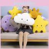 Cute Starry Sky Series Plush Toy Cushions With Soft Fluffy Clouds And Stars