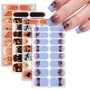 New Luminous Halloween Nail Art Sticker 16 Nail Oil Film Nail Sticker European and American Dark Nail Art Sticker