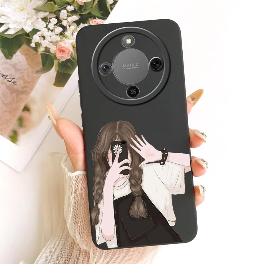For Honor X9d Case Magic8 Lite Cute Fashion Cartoon Cover Soft TPU Phone Case For Honor Magic 8 Lite X 70 HonorX9d HonorX70 Bags