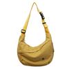 Fashion Batch Solid Color Shoulder Messenger Bag Large Capacity Leisure Foreign Style Women Bag Travel Bag Dumpling Bag
