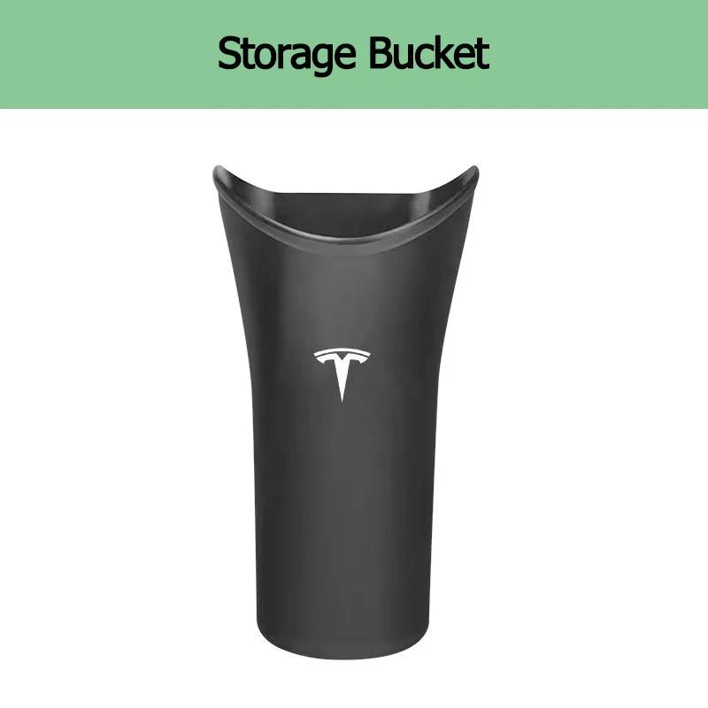 

Car Sticker Tesla Car Logo Portable Umbrella Storage Bucket Tools Semi-automatic Umbrellas for Tesla Model S ModelX Model3 Model