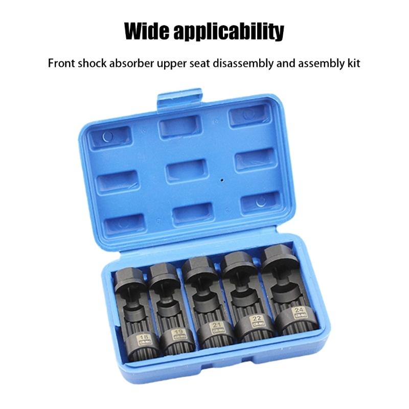 High Strength Steel Shock Absorbing Seat Nut Removal Socket Specifically for on Designated Models Preventing Stripping and Damage