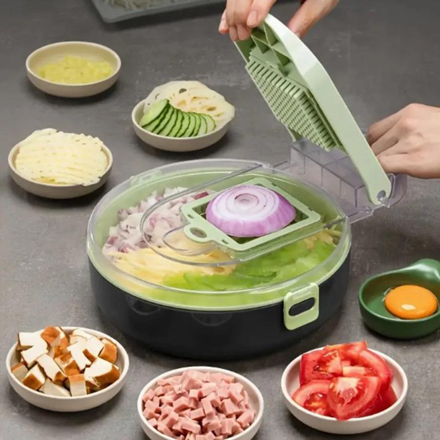 Drain Cutting Set Household Kitchen Large Capacity Potato Grater Portable Kitchen Practical and Durable Household Grater