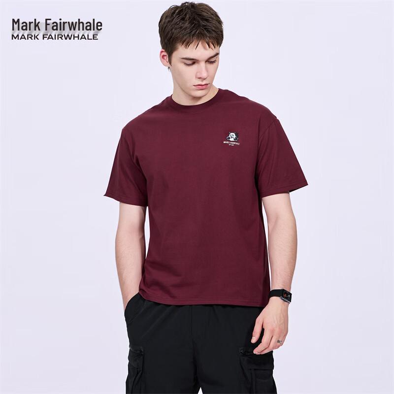 Mark Fairwhale Men s Panda Embroidered Round Neck T-shirt L