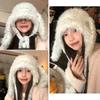 Thick Plush Hat With Long Ear Comfortable Pullover Trapper Hat For Teens And Adult Winter Activity Everyday Use Headwear