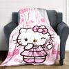 1 шт. Плед Hello Kitty Легкий фланелевый плед для дивана, кровати, путешествий, кемпинга, гостиной, офиса, дивана, кресла
