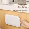 Punch-Free Wall-Mounted Storage Rack: Foldable Universal Organizer for Bathroom, Bedroom, or Toilet