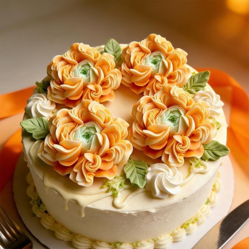 Flower Fondant Cake Mold for Cake Decorating Cupcake Toppers Candle Making Handmade Soap Mold 3D Flower Silicone Mould