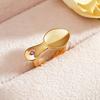 Porti 24k Birthstone Gold Spoon Ring 100 Day Ring 1.875g
