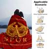 1pc Eagle SPQR Throw Blanket - Soft Flannel, Cozy All-Season Polyester Perfect for Home, Office, Bedroom - Ideal Gift s1188