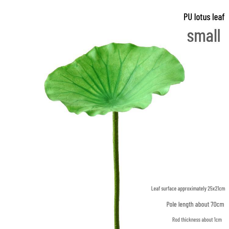 Artificial Lotus Leaf Pond Scenery Props with Stem for Stage and Landscape Photography
