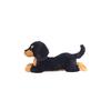 Knee Dog Miniature Dachshund Black Plush Toy S P-3012