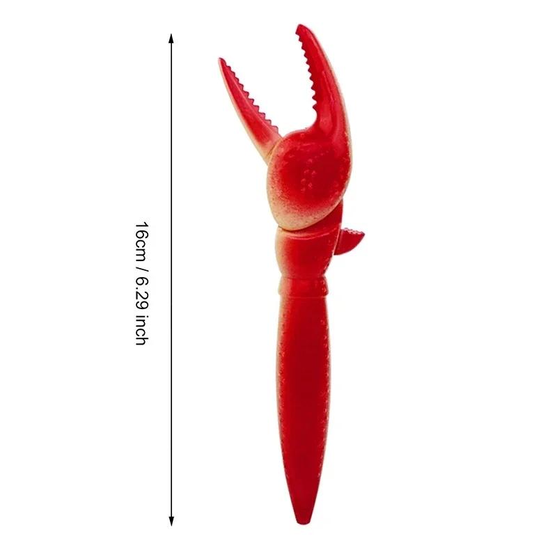 

Creative Lobster Paw Ballpoint Pen Personality Crab Clip Pliers Pen Office Supplies Students Prize Gift Funny Pen Stationery червоний