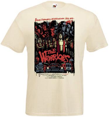 26 Die Warriors v2 T-Shirt natur Filmplakat alle Größen S-5XL Unisex T-Shirt