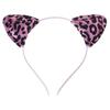 Leopard Cats Ear Headband for Casual and Formal Funny Glittering Ear Hairband Roleplay Supply Halloween Props Hairband